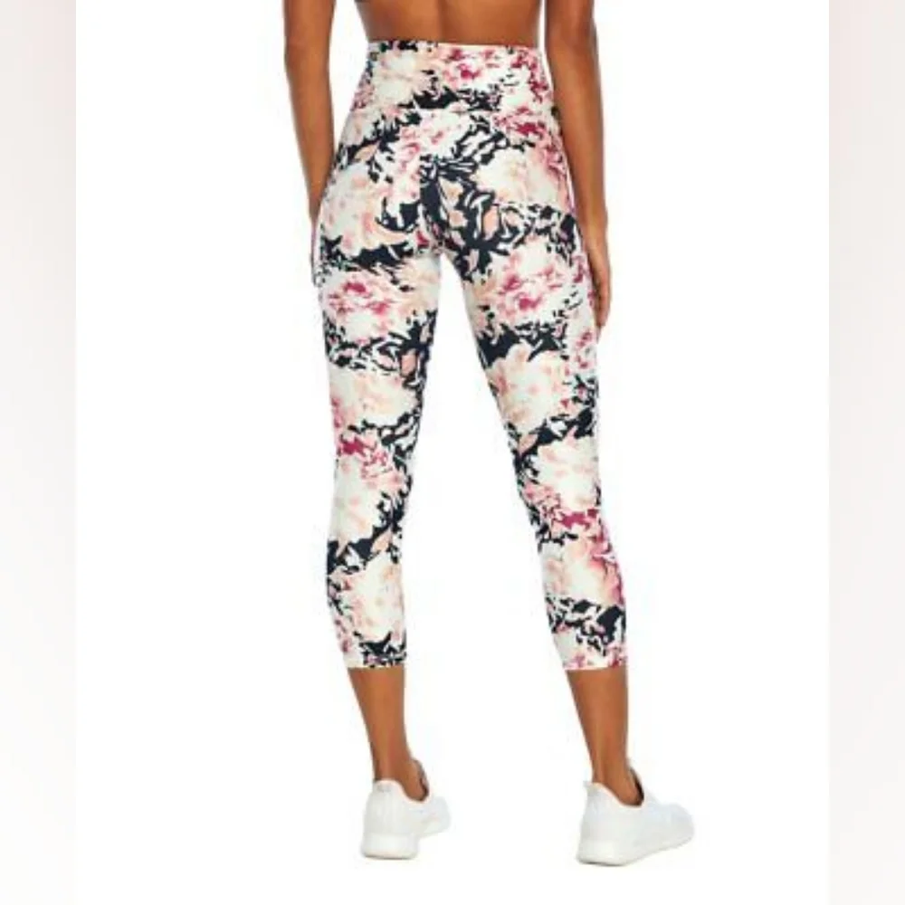 NWT, Balance Collection Magenta Lust Dream Floral Compression Leggings